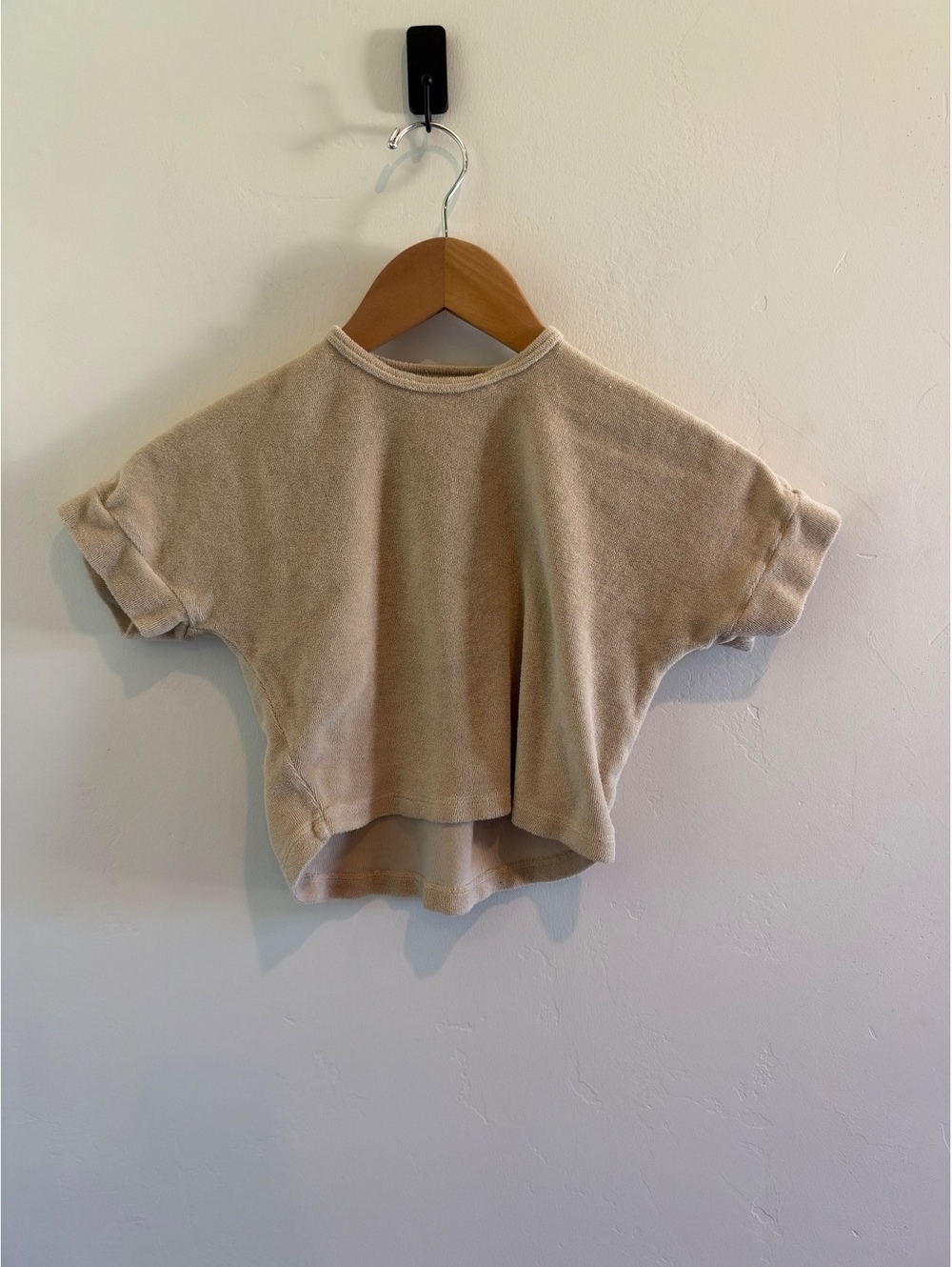 The Simple Folk Kids Beige Terry Oversized Top Size 18–24 Months